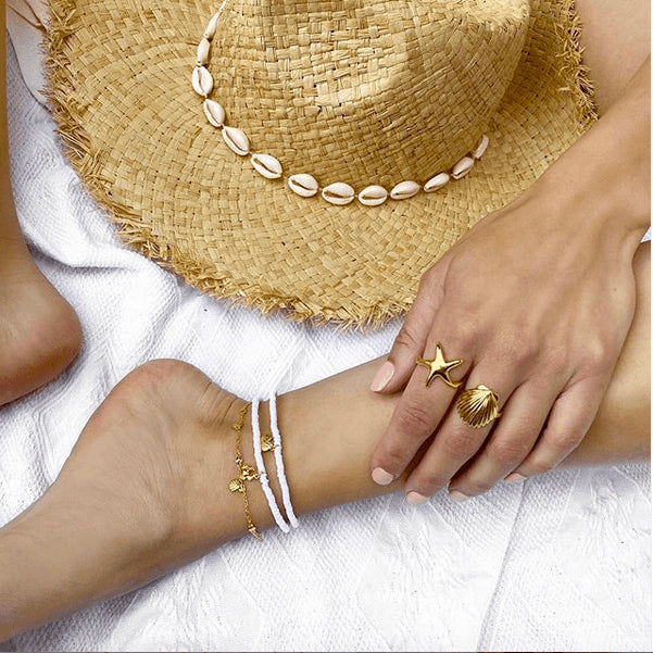 Anklets for a playful summer vibe