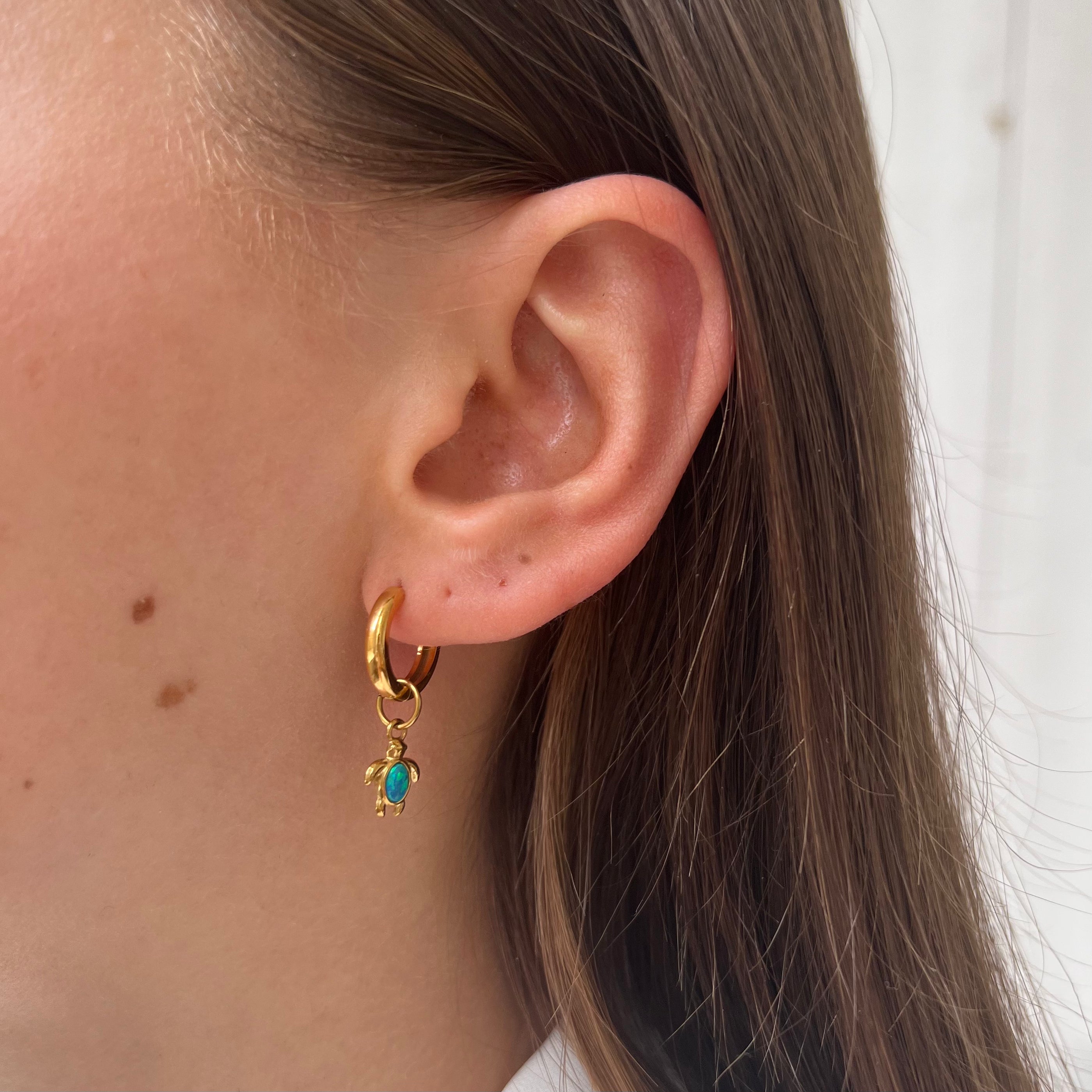 Earring Blue Turtle Earring Blue Turtle