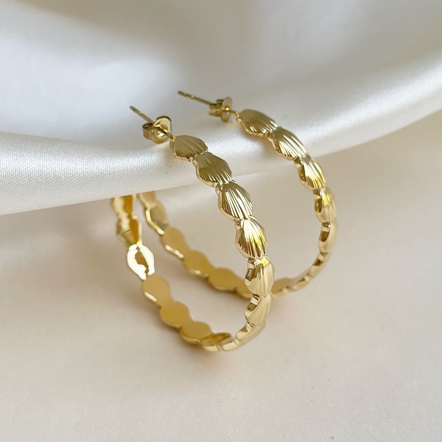 Shell Creolen Set Shell Creolen Set