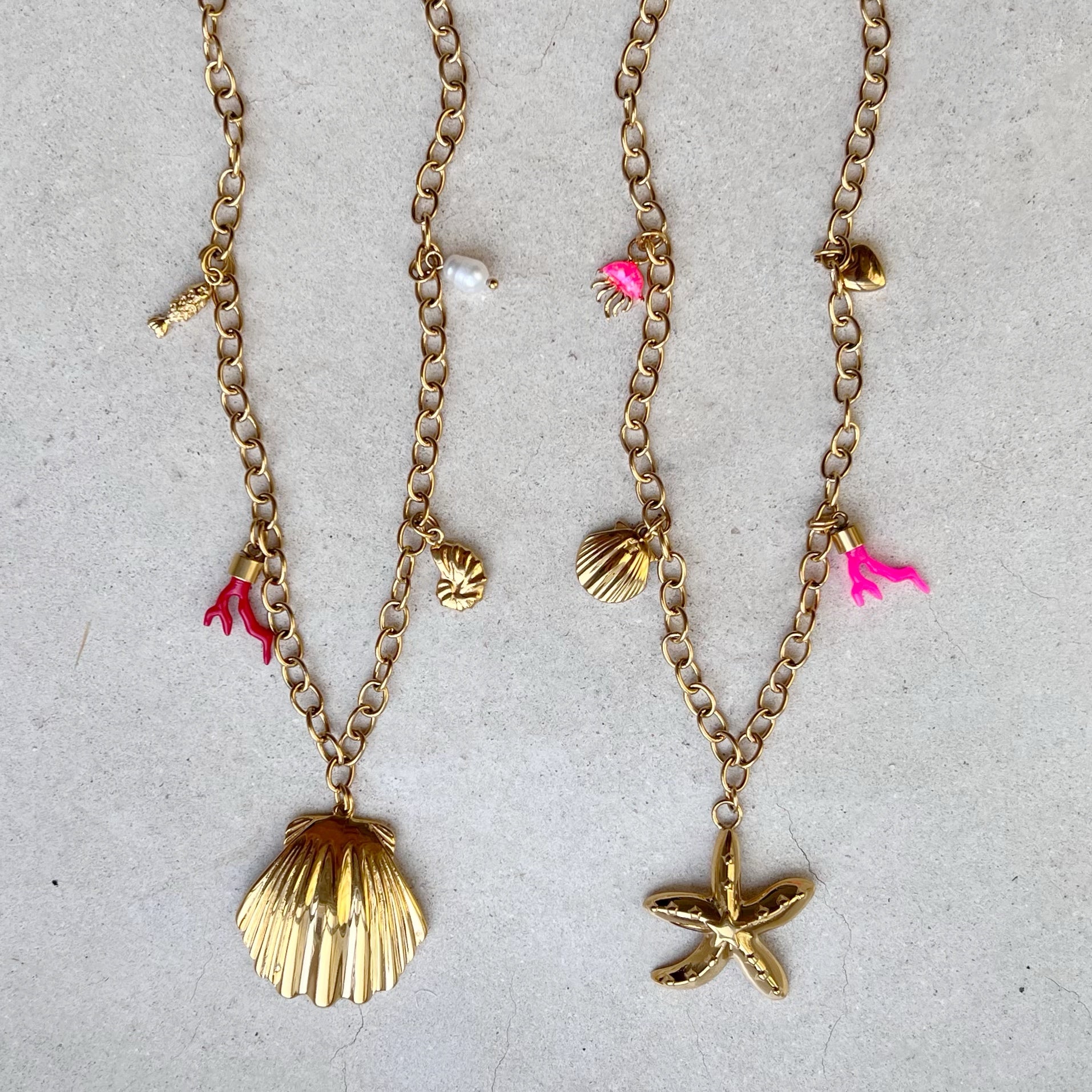 Charm-Halskette Jakobsmuschel Charm-Halskette Jakobsmuschel