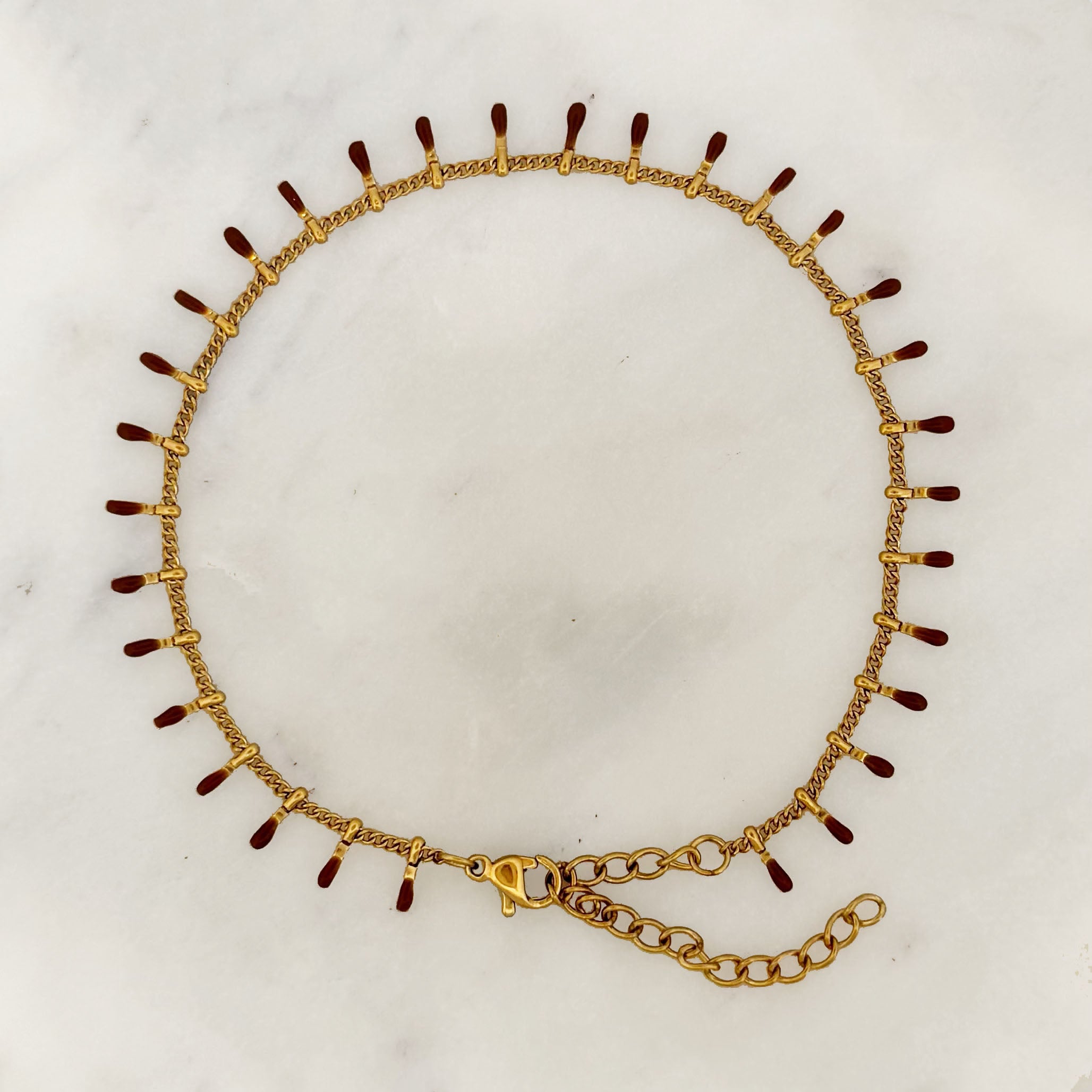 Brown tassels anklet Brown tassels anklet