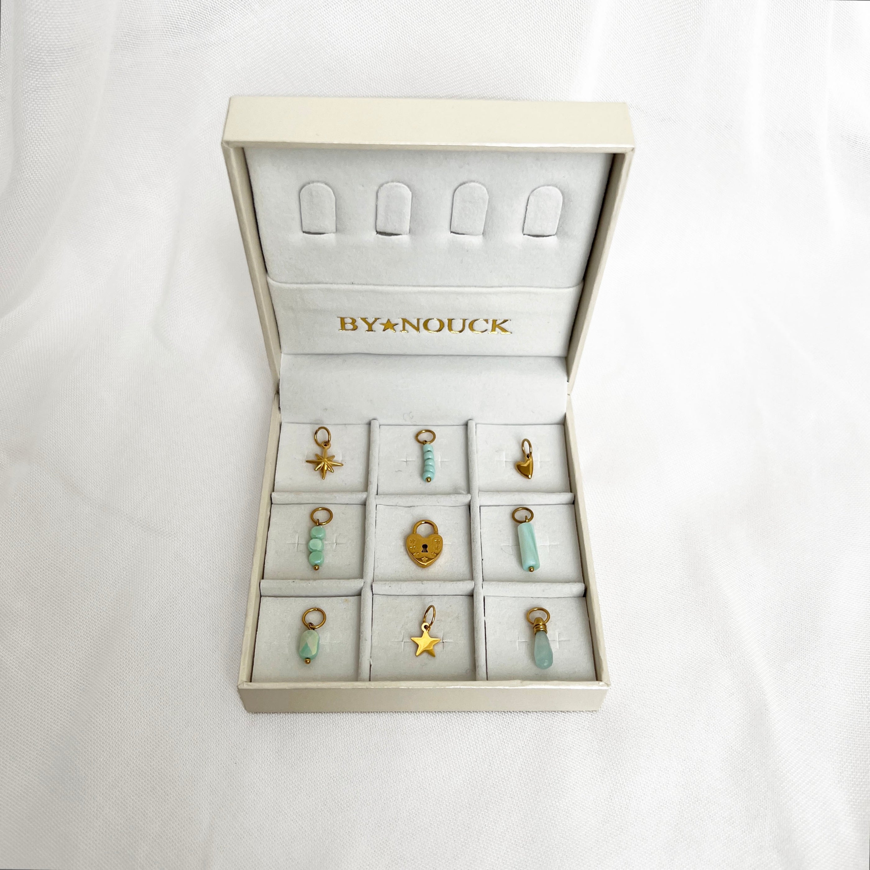 Charm box light turquoise Charm box light turquoise