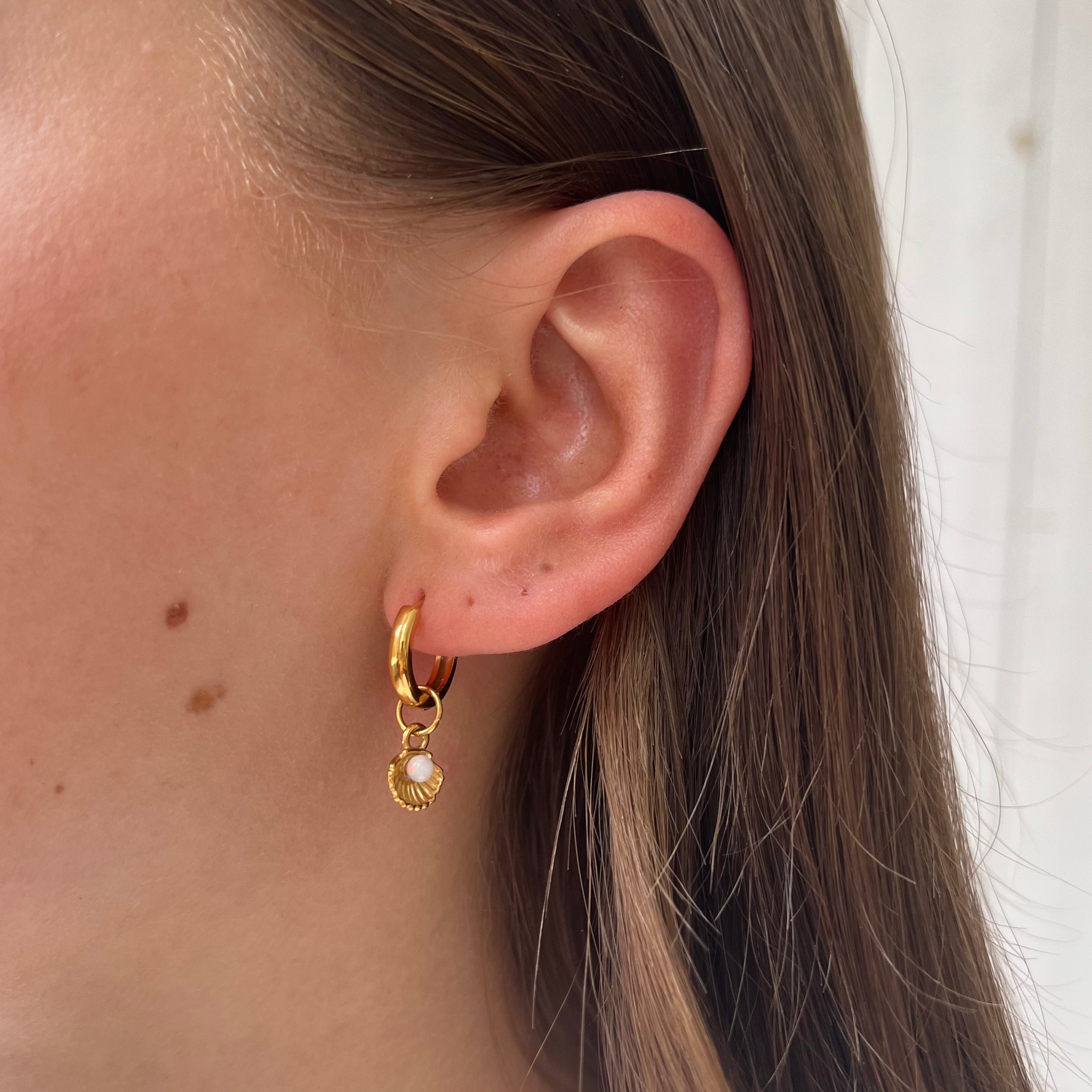 Earring Opal Shell Earring Opal Shell