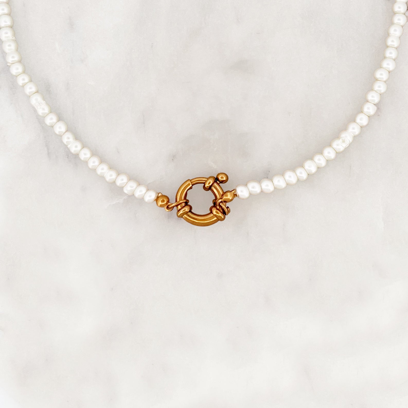 Choker Glass Pearls Choker Glass Pearls