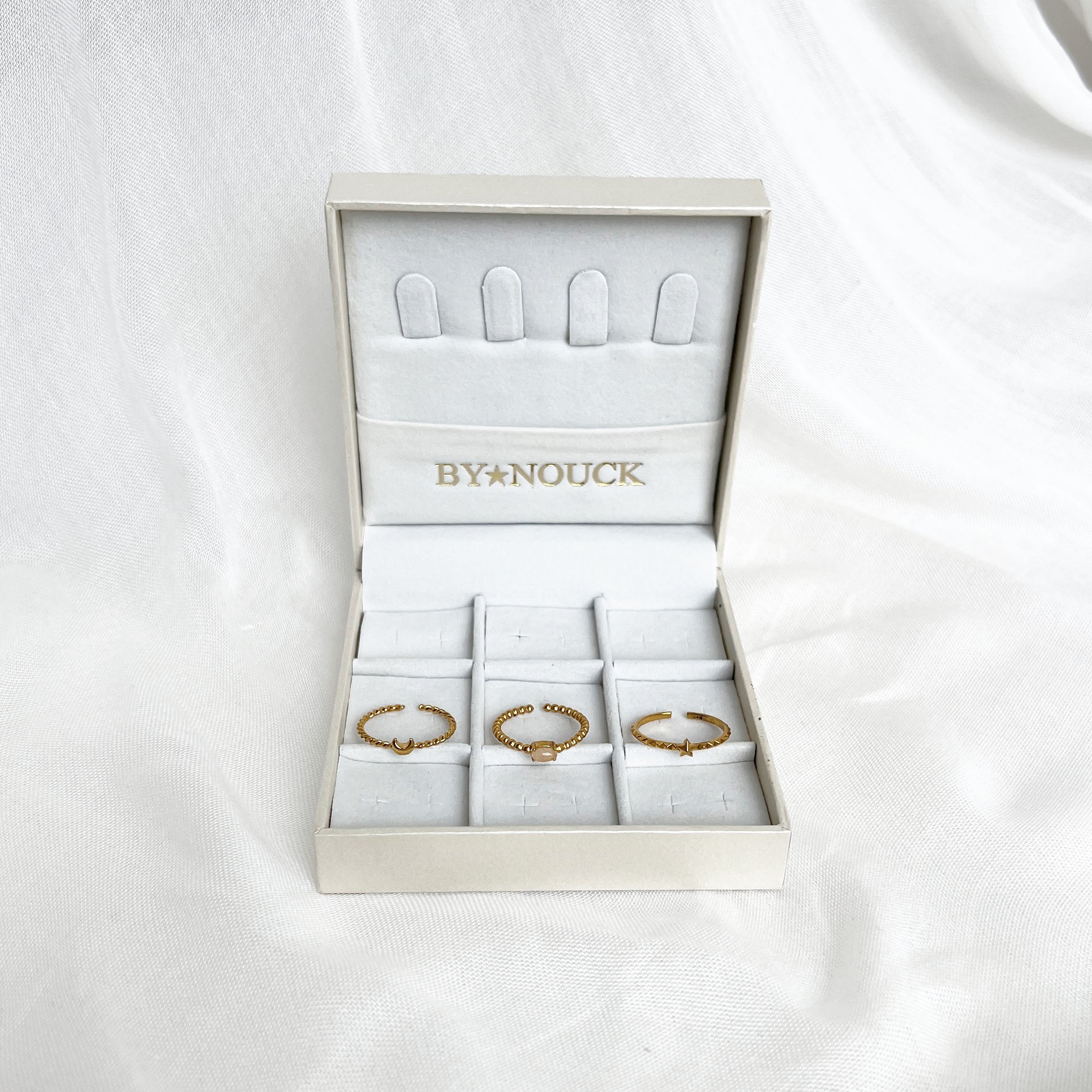 Set Moon Star Rings Set Moon Star Rings