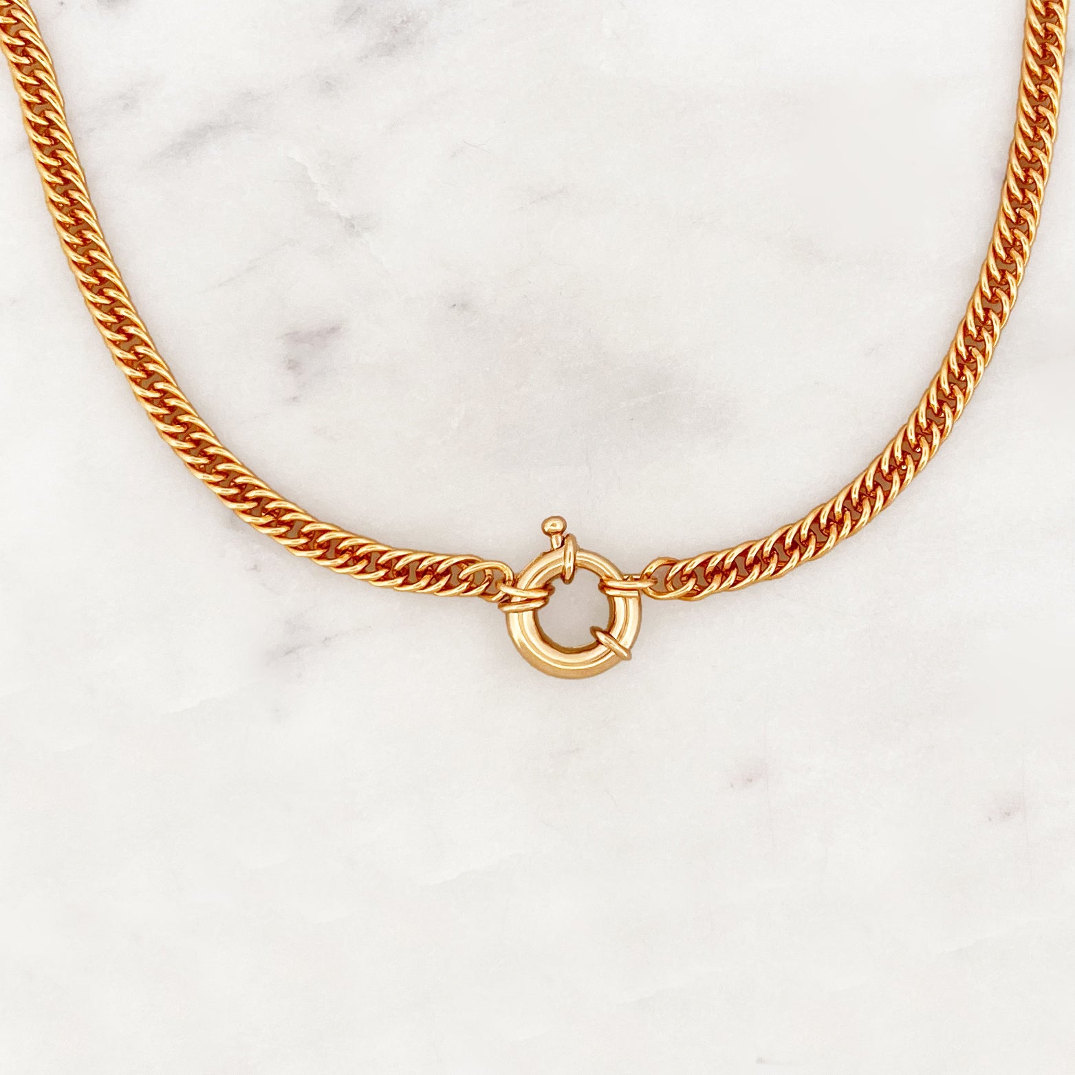 Sample Small Curb Halskette Sample Small Curb Halskette