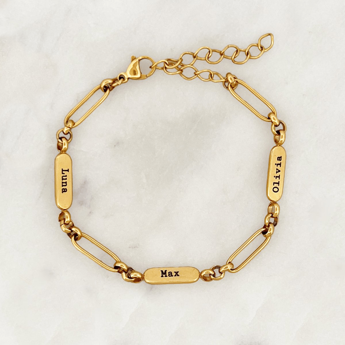 Bracelet Engraved Tags - ByNouck Jewelry Bracelet Engraved Tags - ByNouck Jewelry