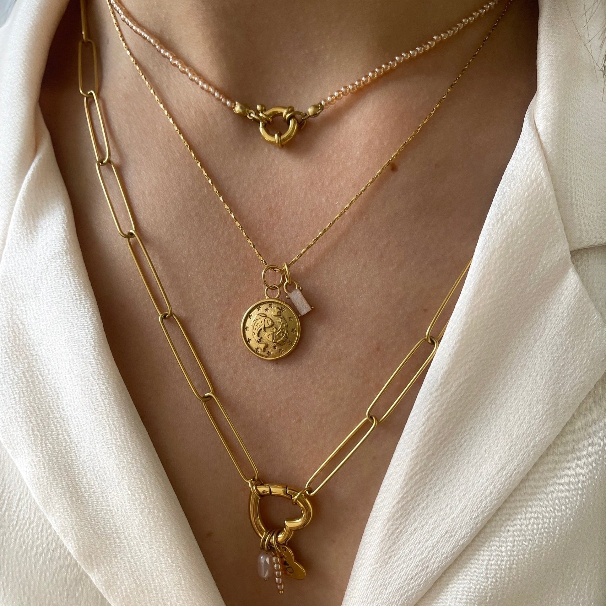 Choker Sandy Beads - ByNouck Jewelry Choker Sandy Beads - ByNouck Jewelry