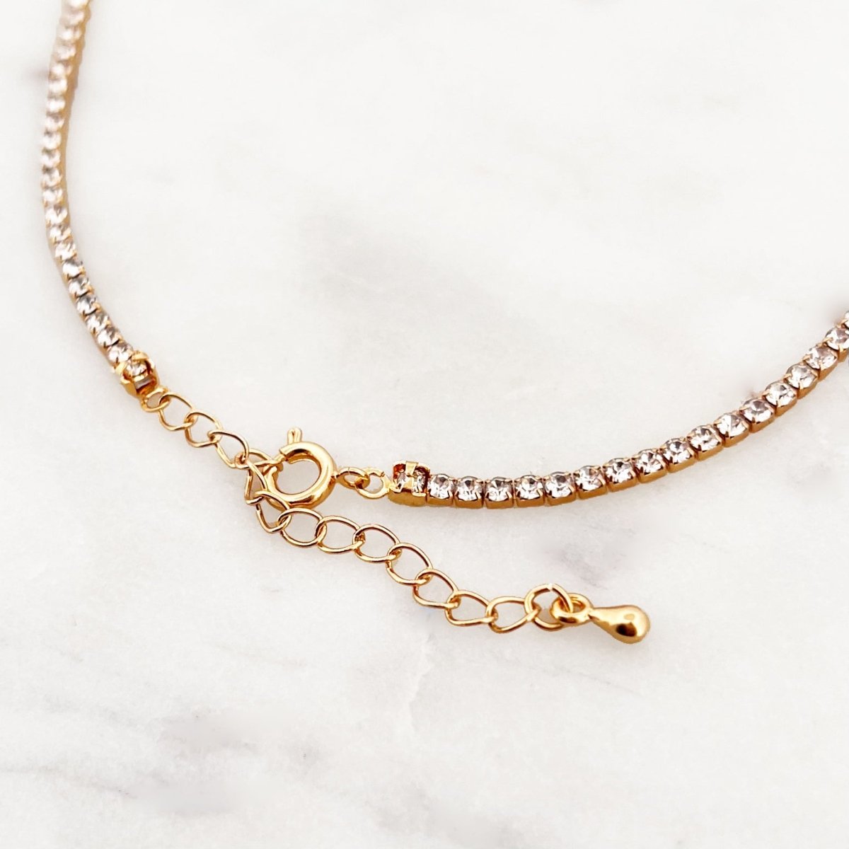 Clear Rhinestone Choker - ByNouck Jewelry Clear Rhinestone Choker - ByNouck Jewelry