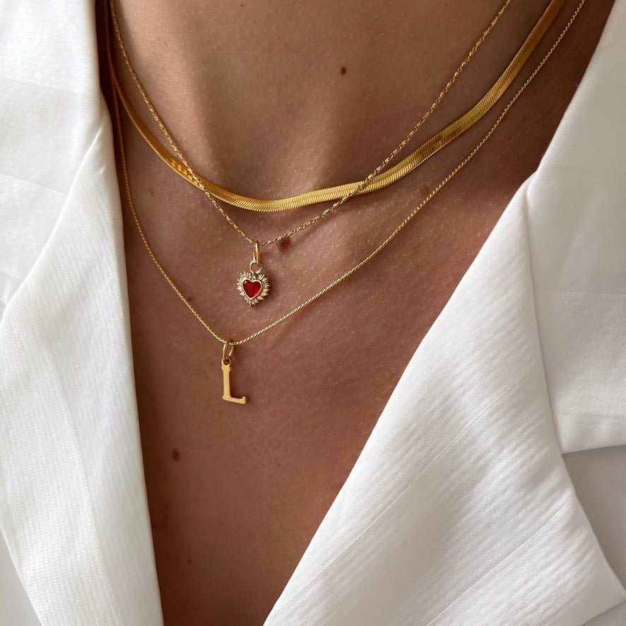 DYO Medium Initial - ByNouck Jewelry DYO Medium Initial - ByNouck Jewelry