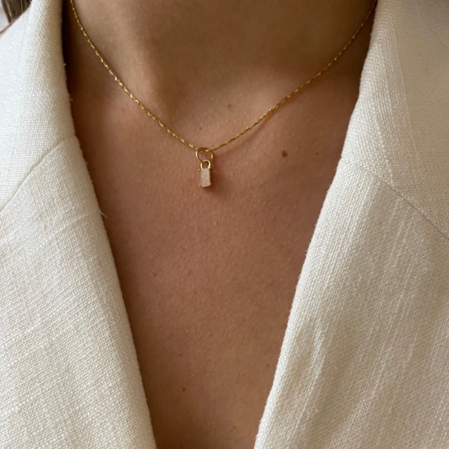 DYO Moonstone Baguette - ByNouck Jewelry DYO Moonstone Baguette - ByNouck Jewelry