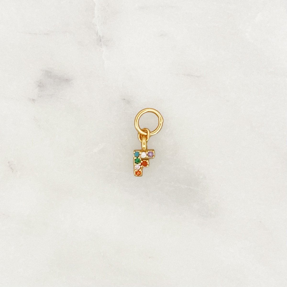 DYO Rainbow Initial - ByNouck Jewelry DYO Rainbow Initial - ByNouck Jewelry