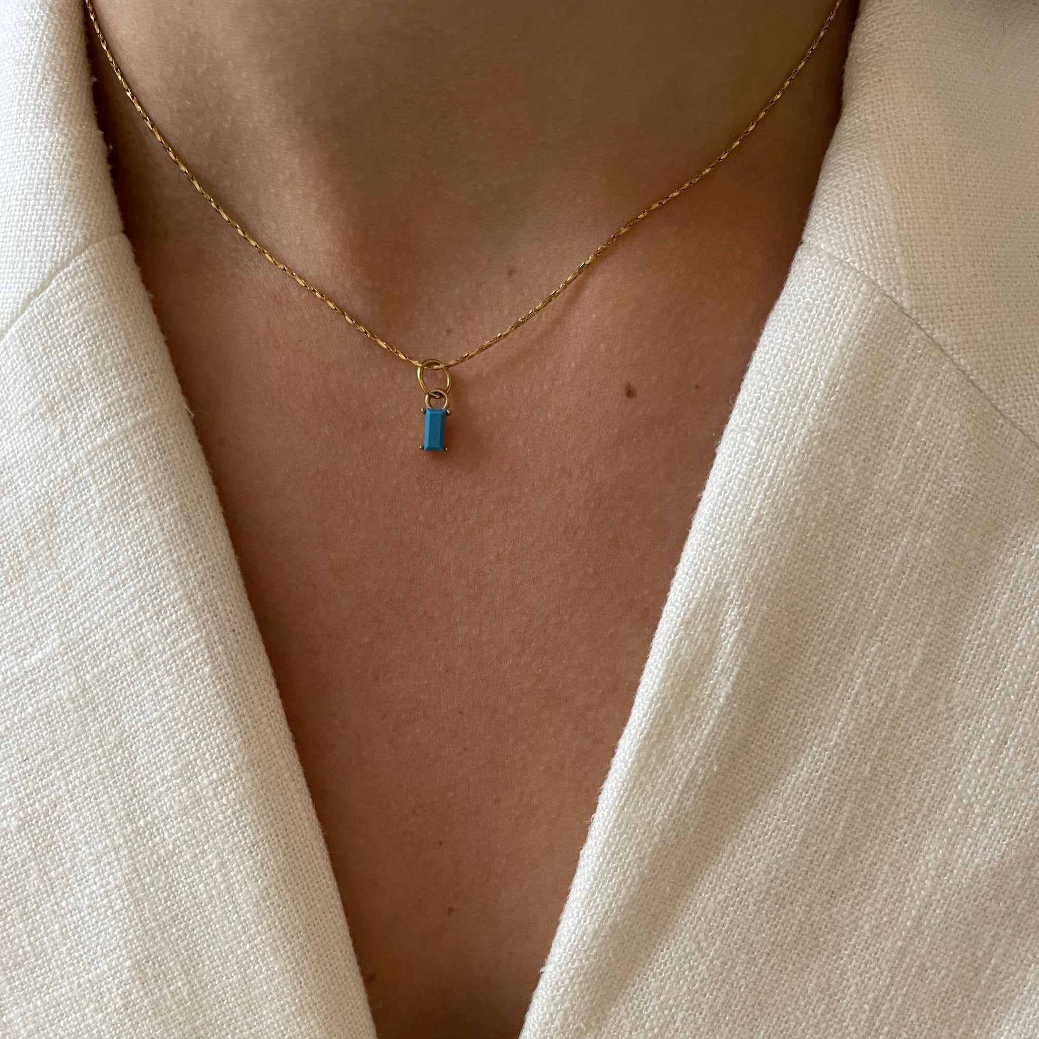DYO Turquoise Baguette - ByNouck Jewelry DYO Turquoise Baguette - ByNouck Jewelry