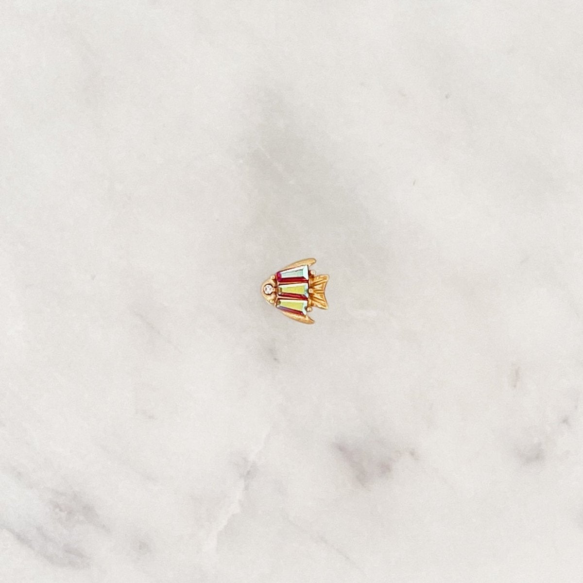 Earstud Moon Fish - ByNouck Jewelry Earstud Moon Fish - ByNouck Jewelry