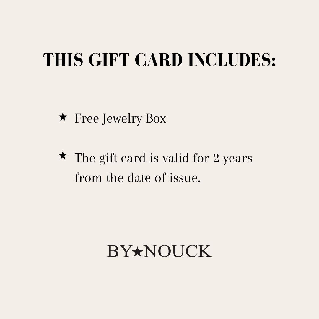 Gift Card - ByNouck Jewelry Gift Card - ByNouck Jewelry