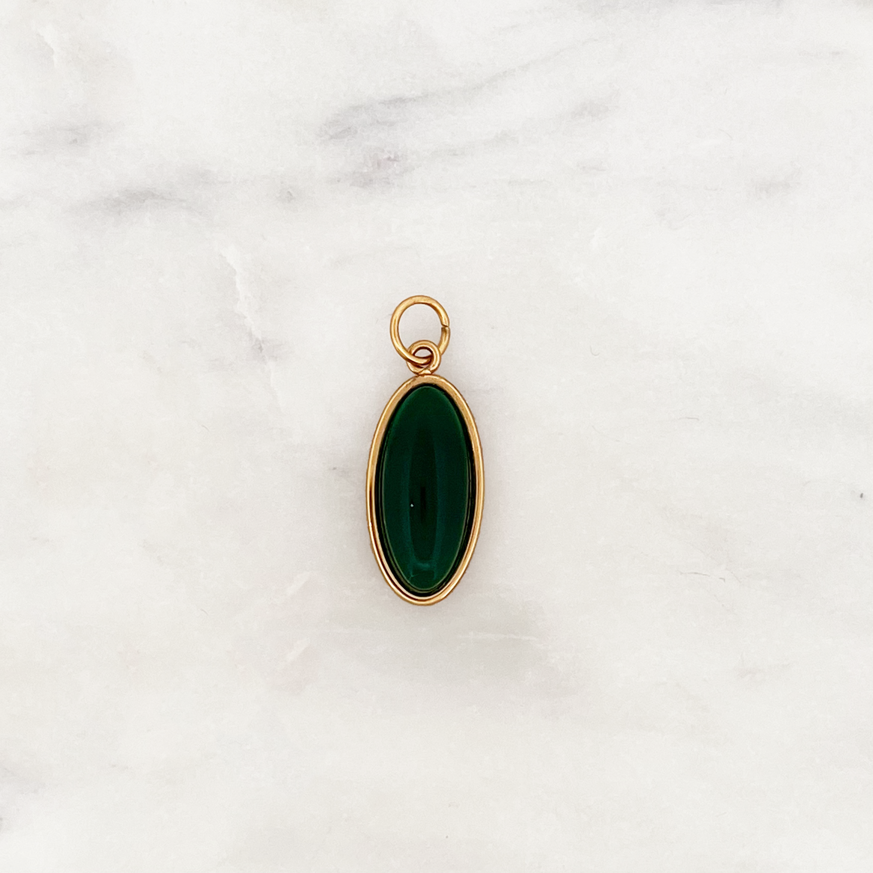 DYO Oval Stone Green Agate DYO Oval Stone Green Agate