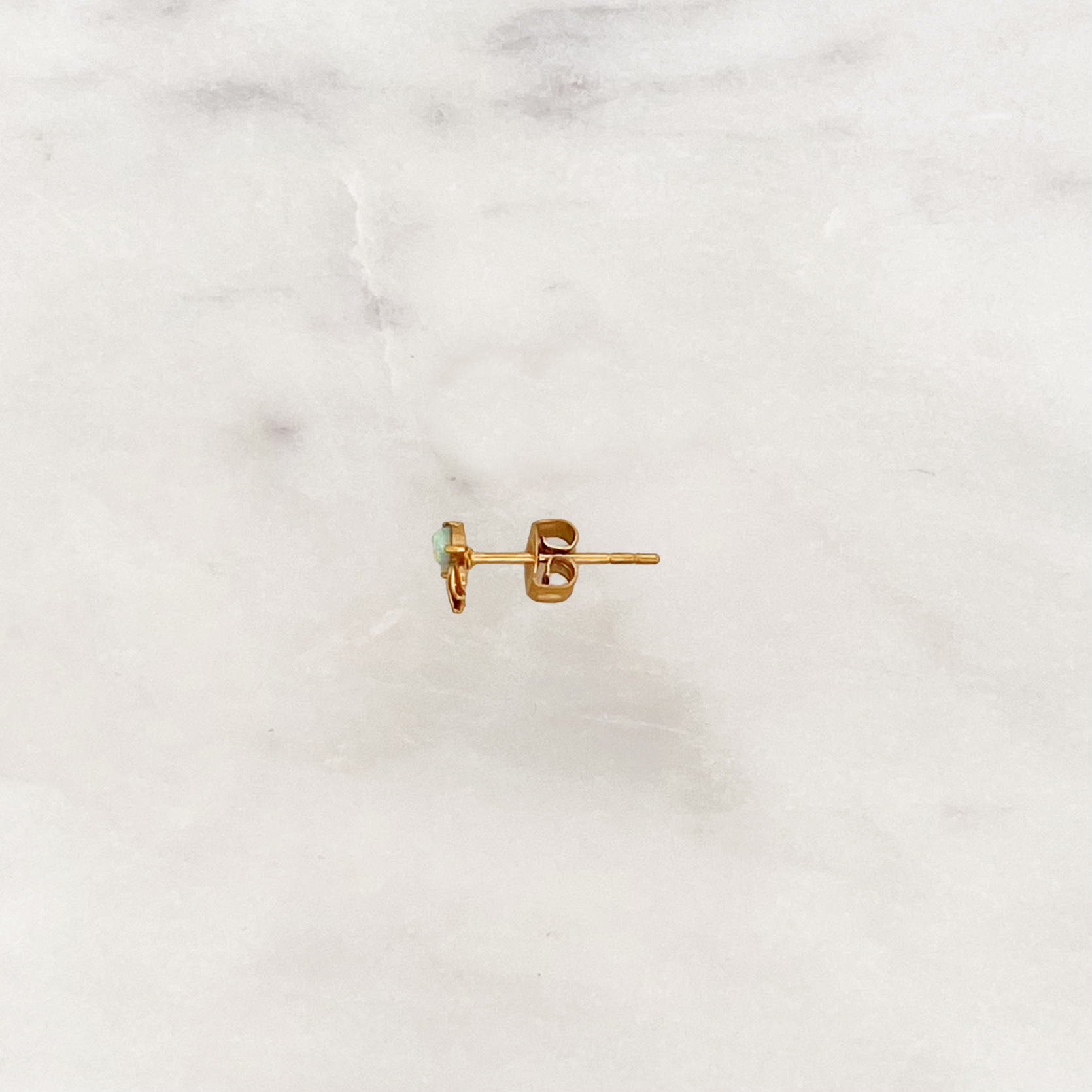 Earstud Blue Jellyfish Earstud Blue Jellyfish