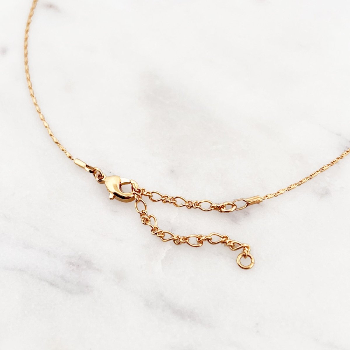 Necklace Bamboo Initial - ByNouck Jewelry Necklace Bamboo Initial - ByNouck Jewelry