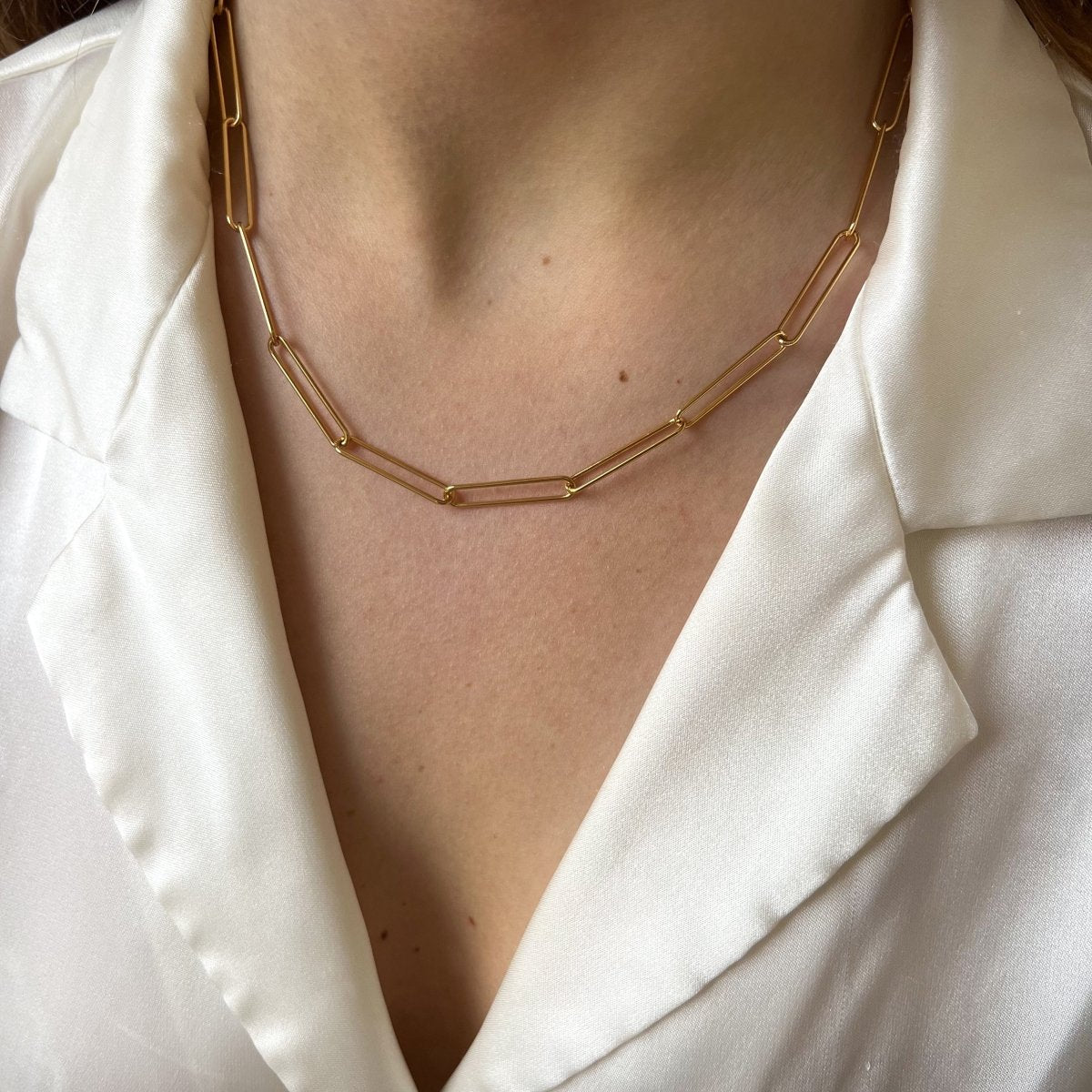 Necklace Big Oval - ByNouck Jewelry Necklace Big Oval - ByNouck Jewelry