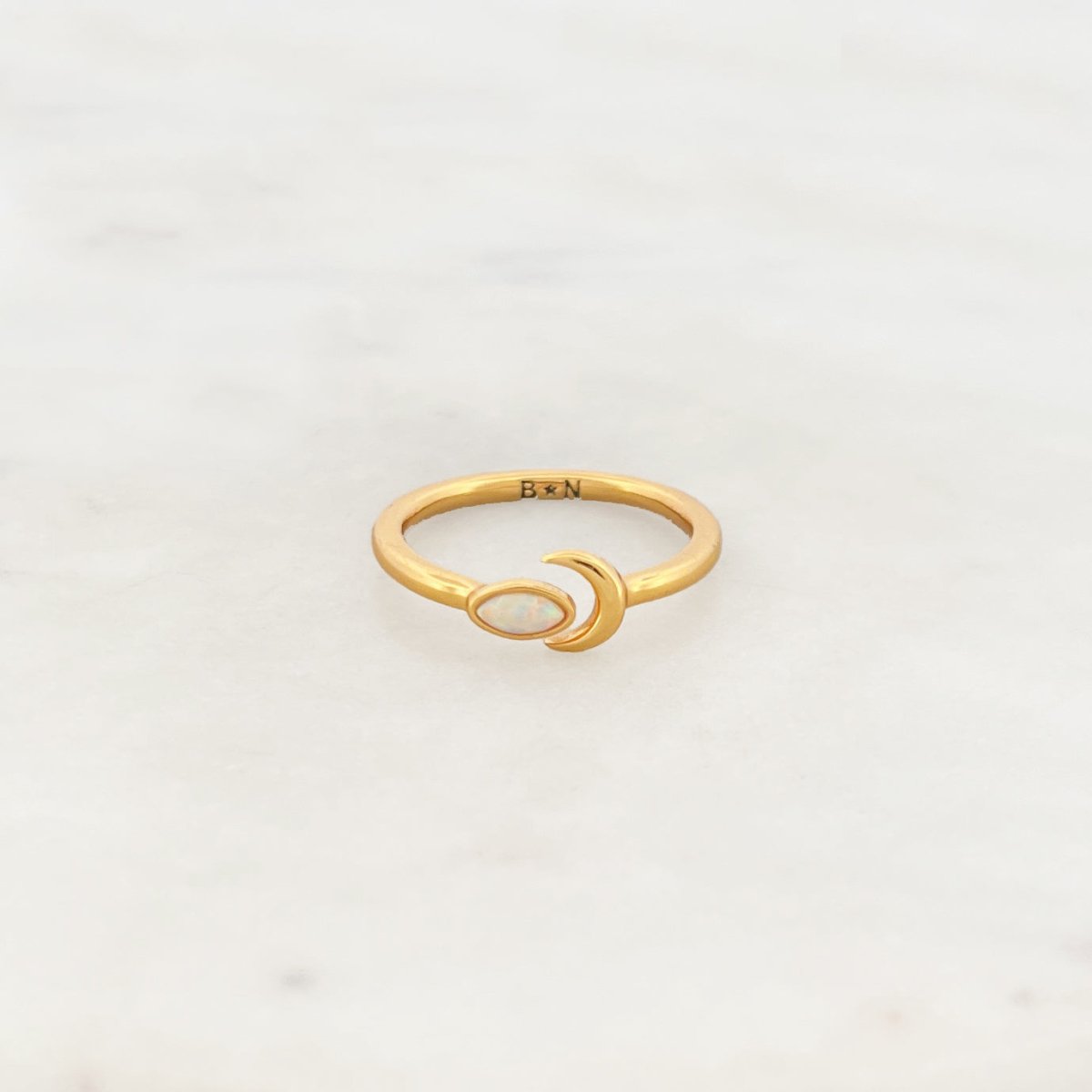 Ring Opal Moon - ByNouck Jewelry Ring Opal Moon - ByNouck Jewelry