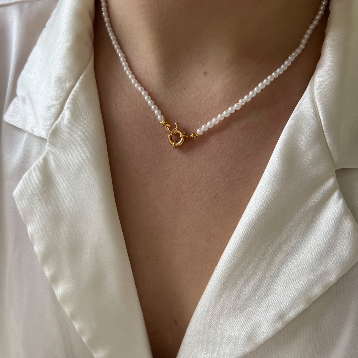 Shell Pearls Choker - ByNouck Jewelry Shell Pearls Choker - ByNouck Jewelry