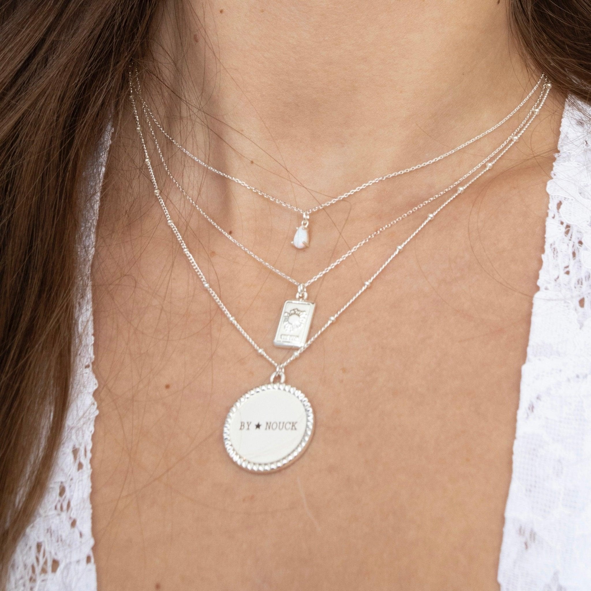 Sample Choker Sun Tarot Silverplated - ByNouck Jewelry Sample Choker Sun Tarot Silverplated - ByNouck Jewelry