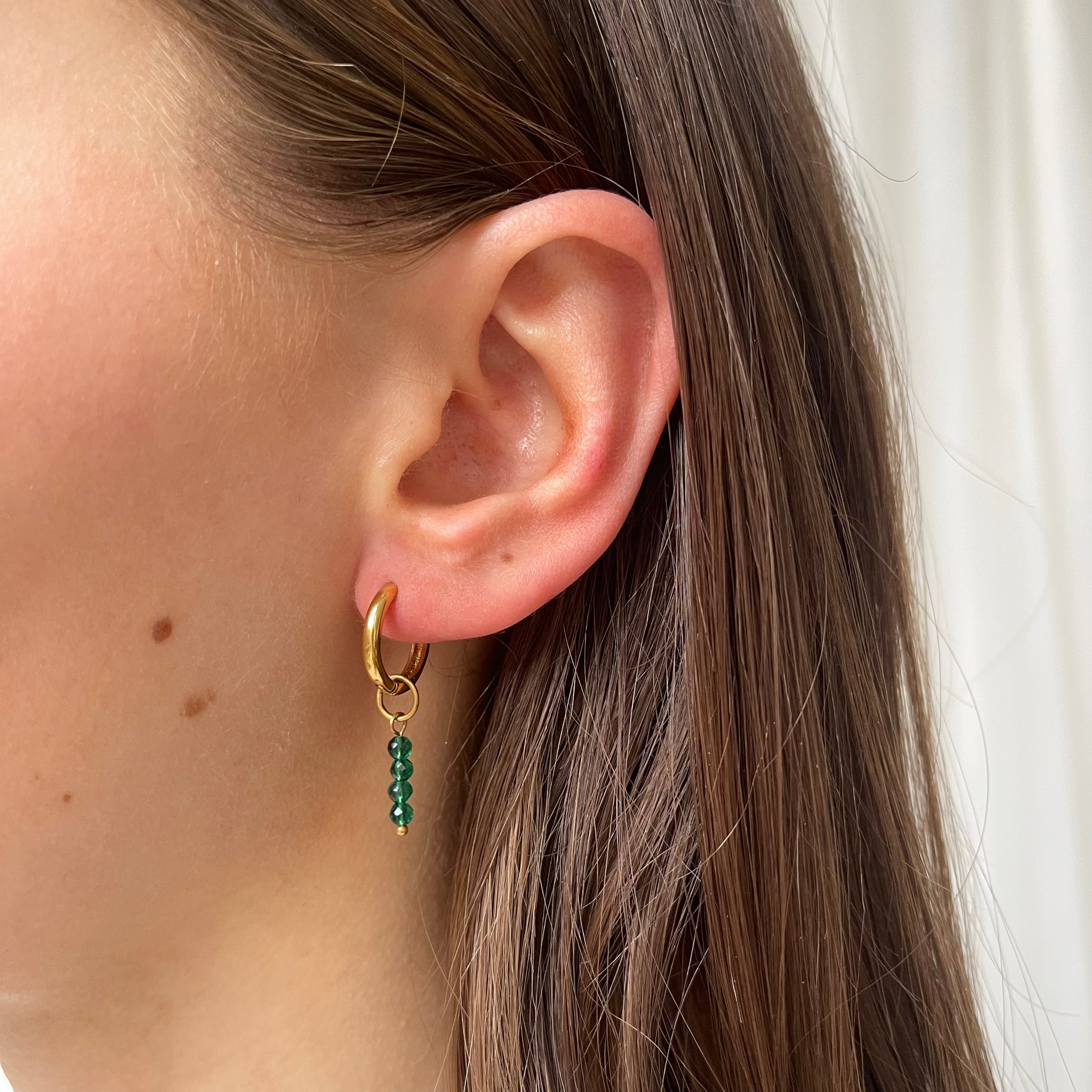 DYO Green Facet Beads