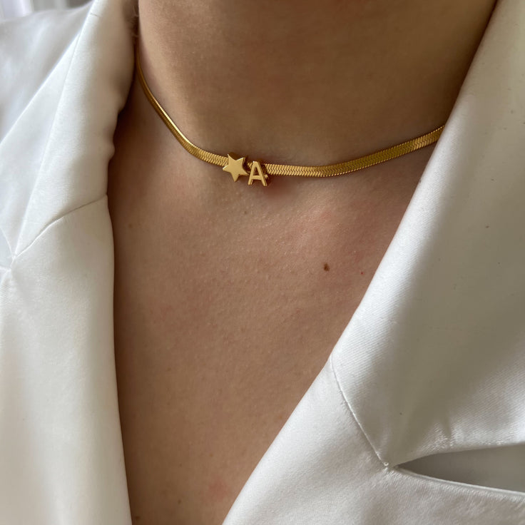 Flat Initial Choker Star