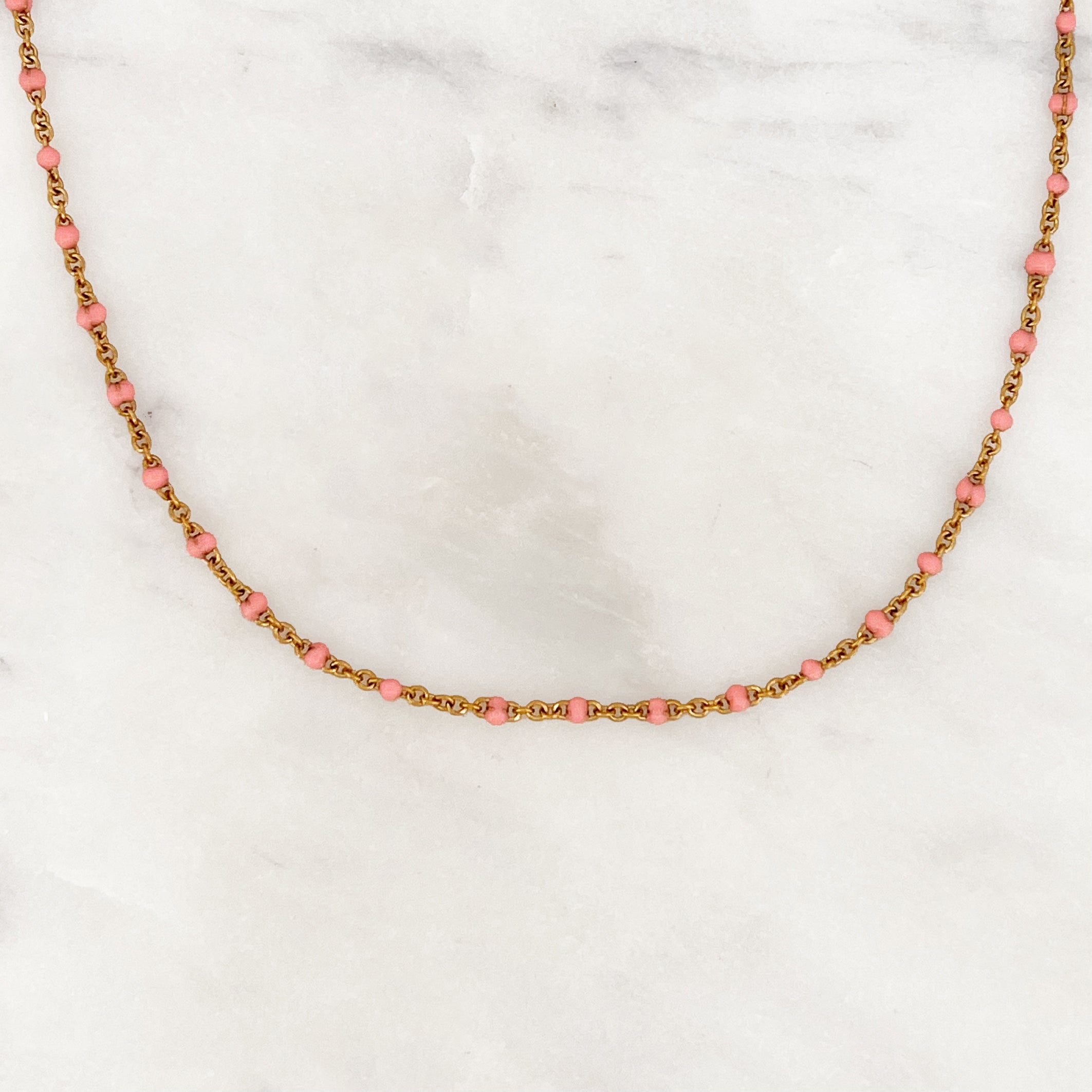 Base Coral Dots Necklace