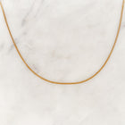 Base Fine Wave Necklace