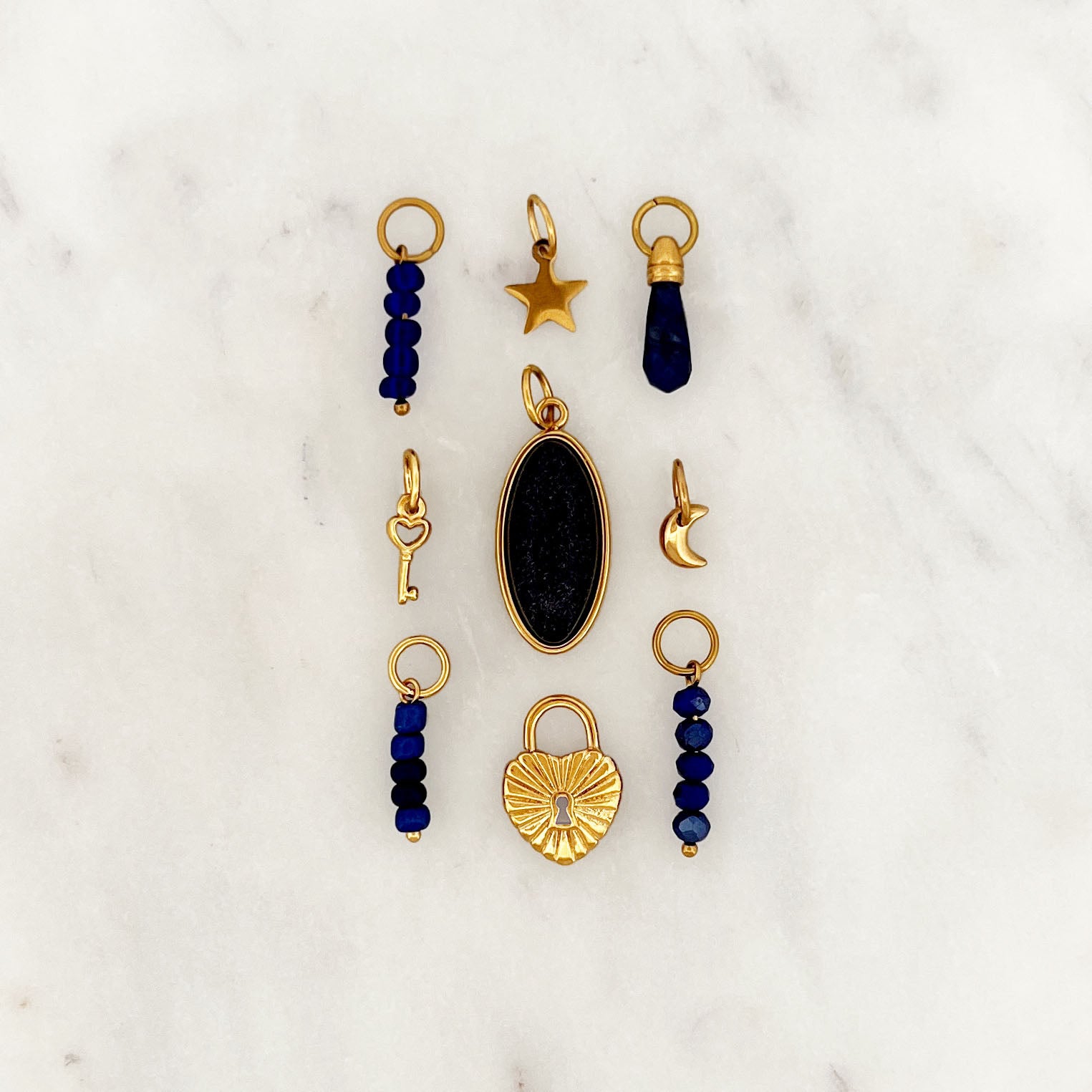 Charm box dark blue