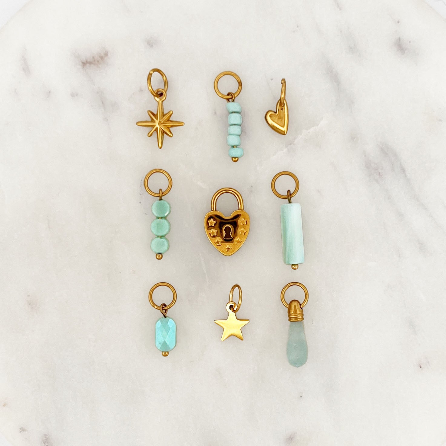 Charm box light turquoise