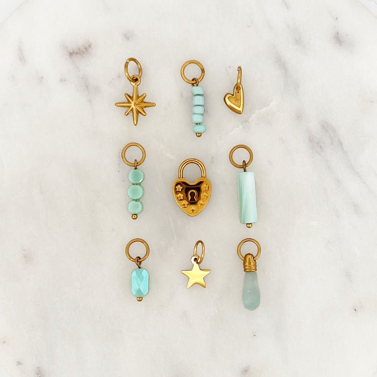 Charm box light turquoise