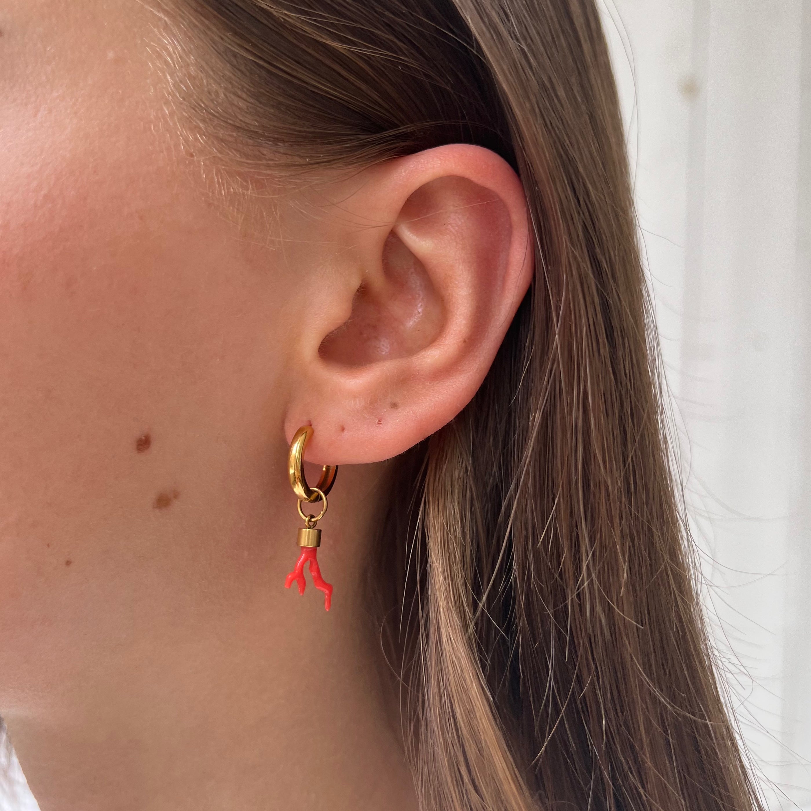 Earring Sunset Coral
