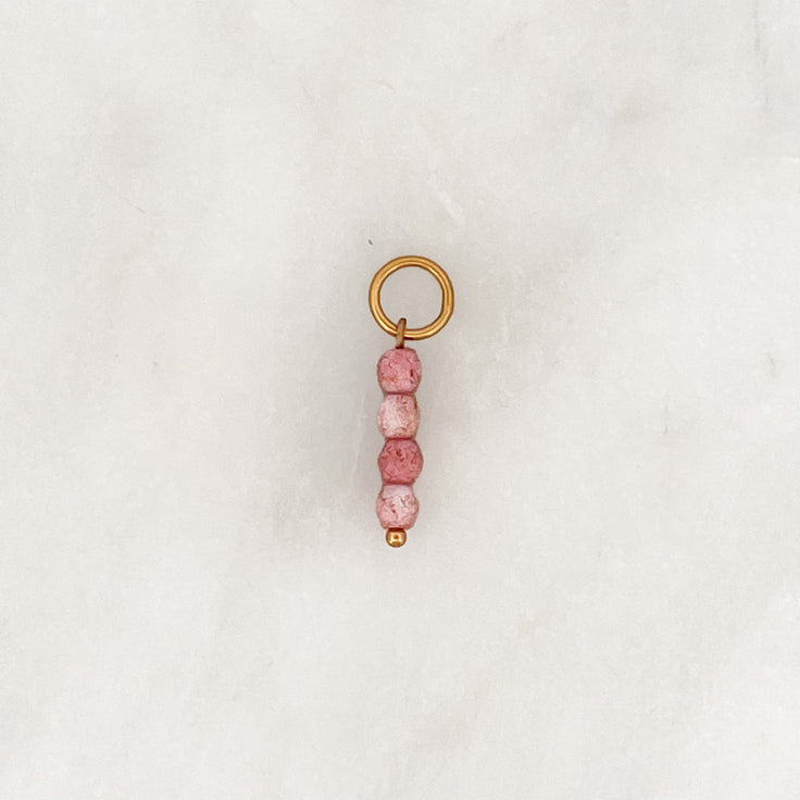 DYO Pink Marble Beads