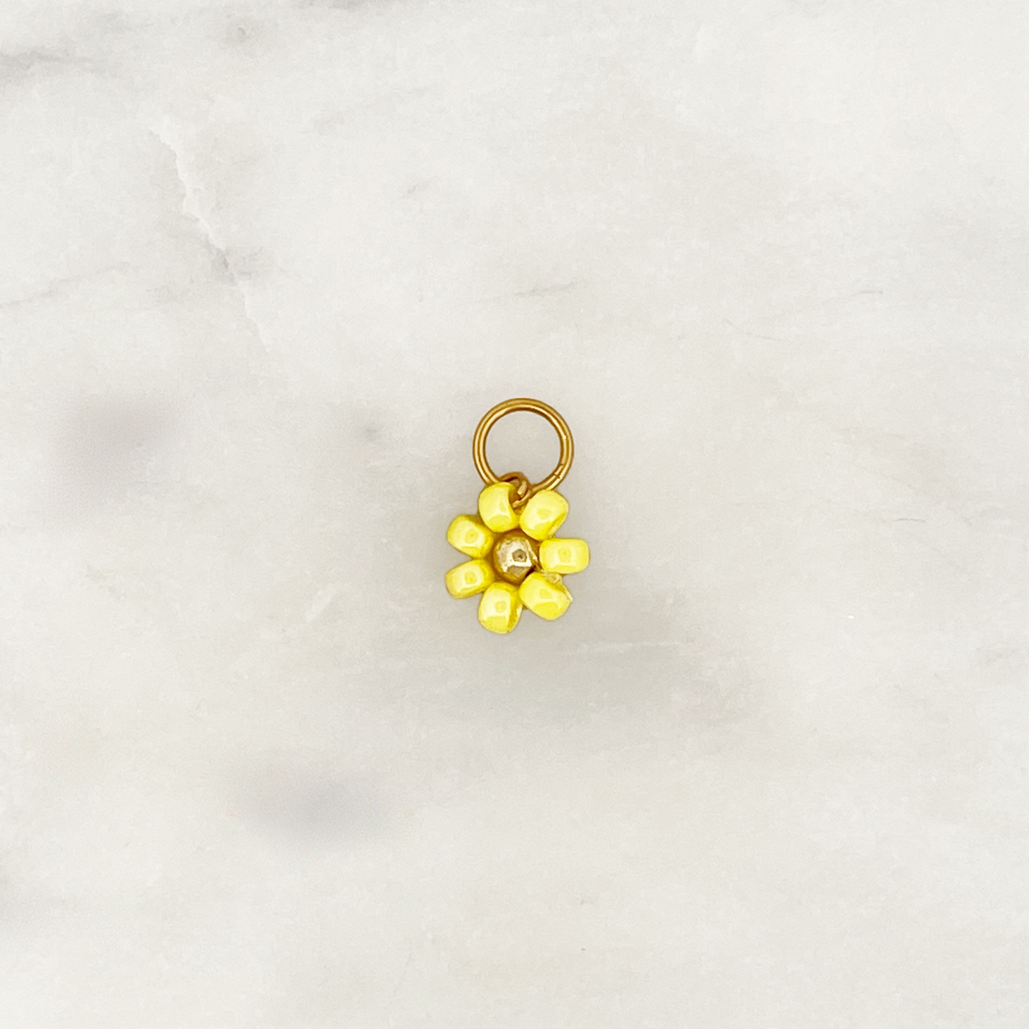DYO Yellow Beads Flower