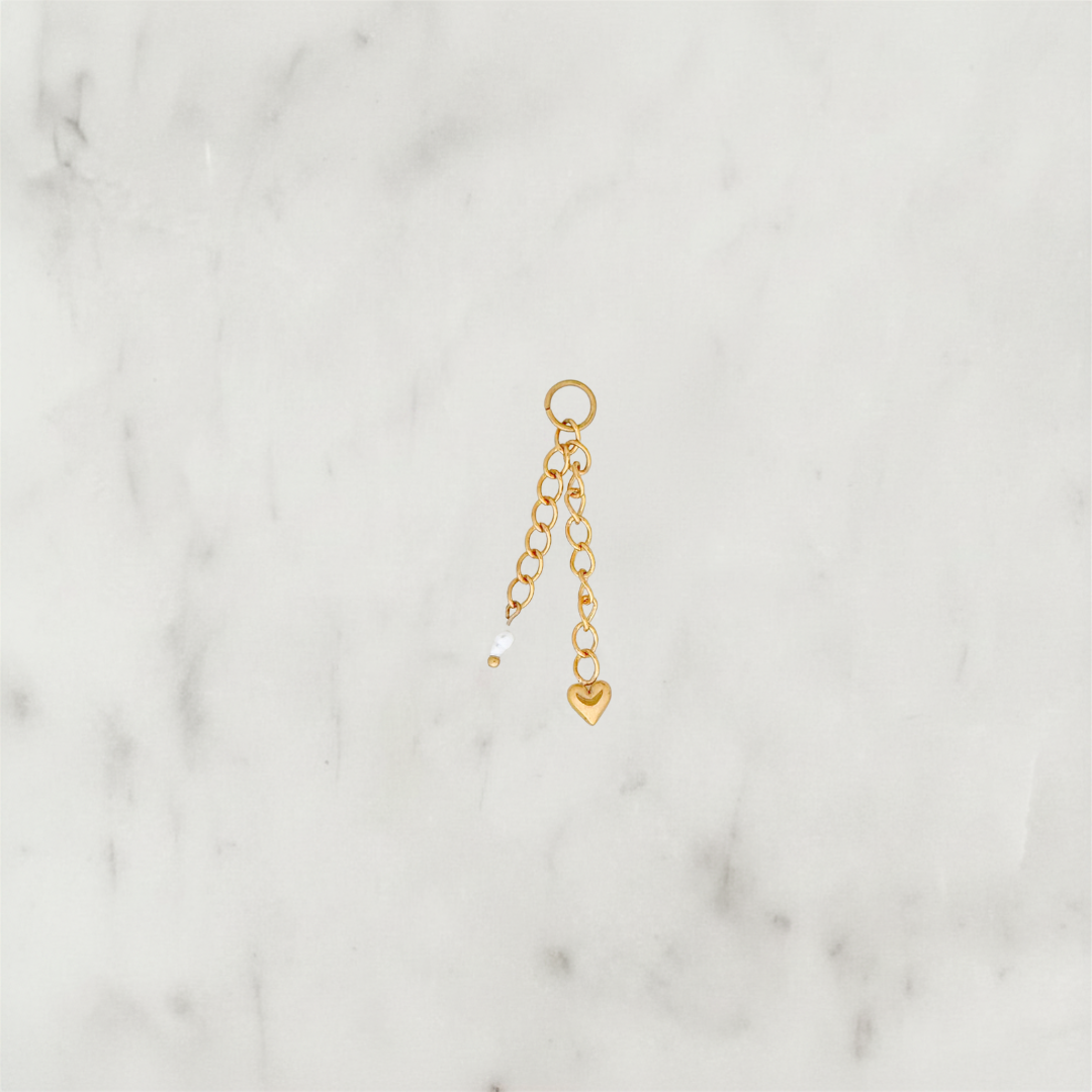 DYO Chain Pearl Heart