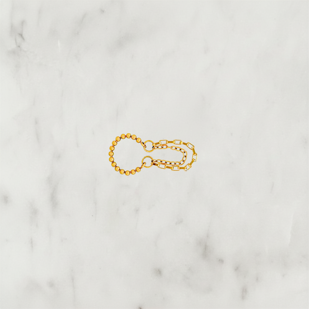 Dots Ear Cuff Chain