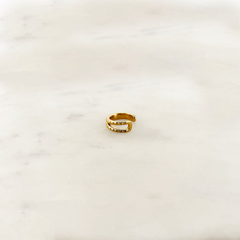 Ear Cuff Double Facet