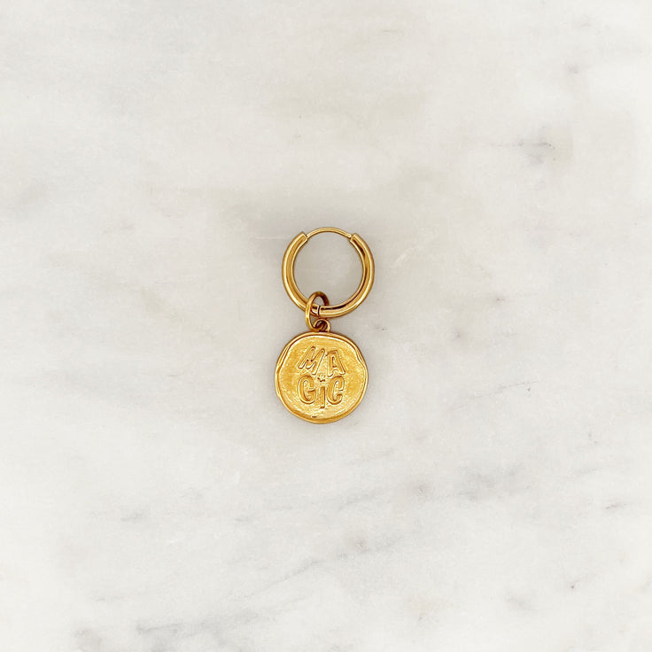 Earring Magic Coin