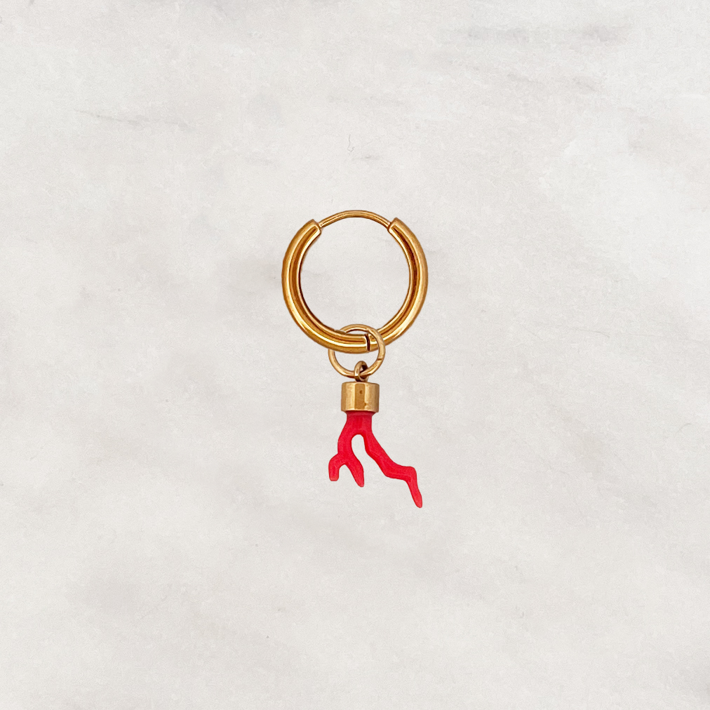 Earring Sunset Coral