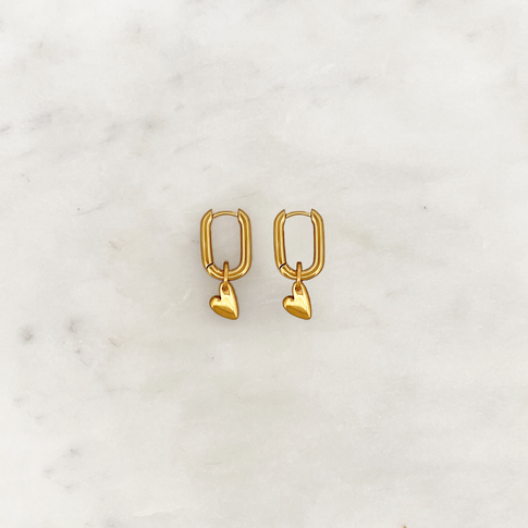 Earring set love heart