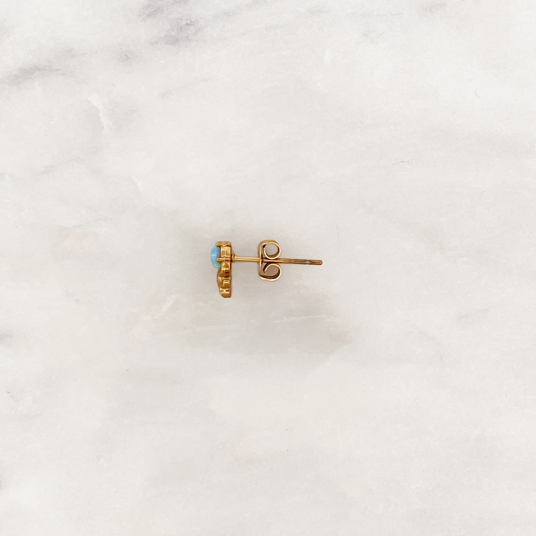 Earstud Blue Octopus