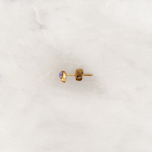 Ohrstecker Violette Muschel