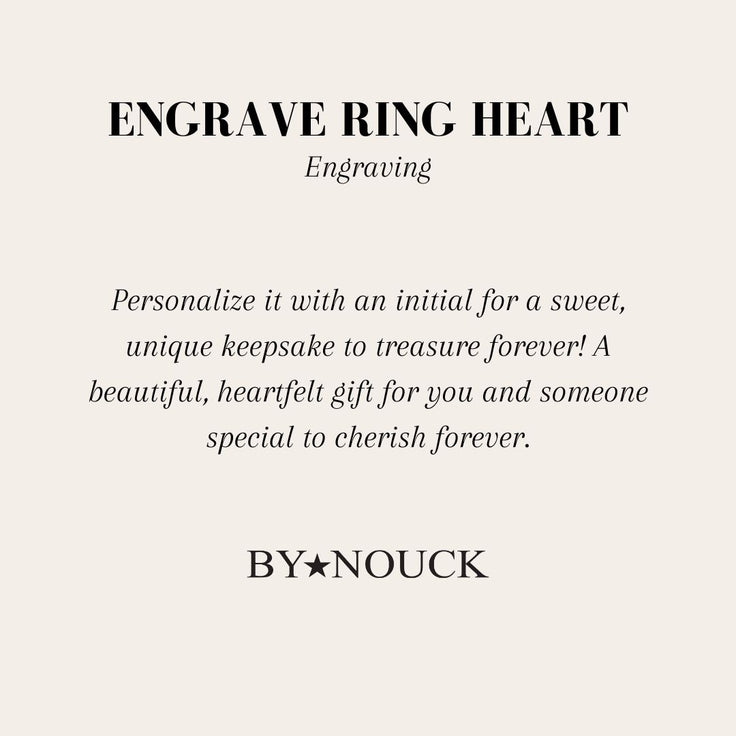 Engrave Ring Heart