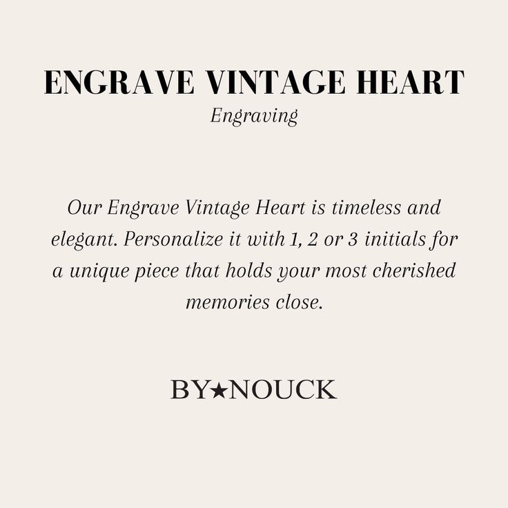 DYO Engrave Vintage Heart