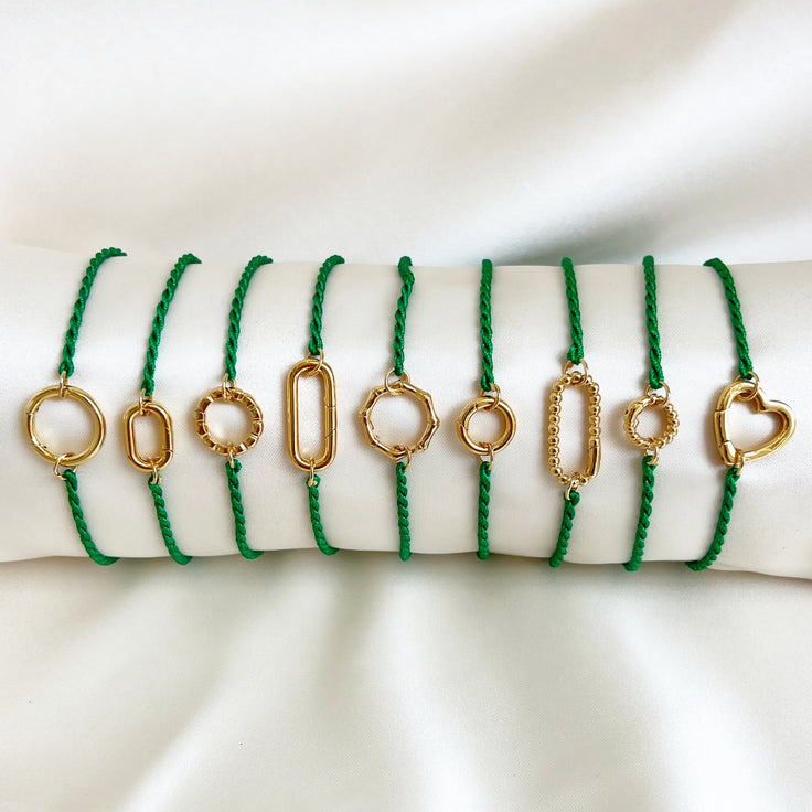 Basis Green Cotton Armband