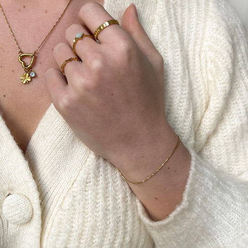 Fine rope bracelet