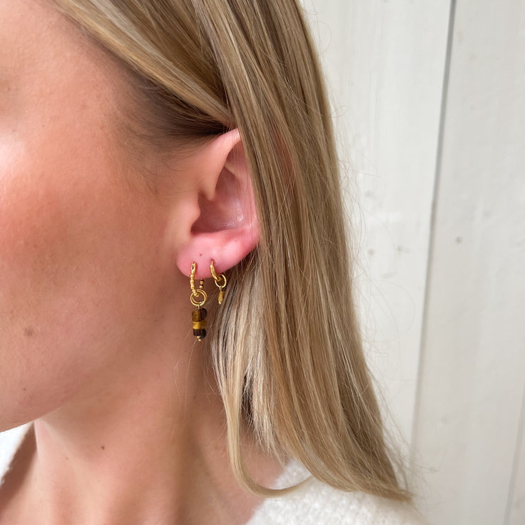 DYO Tiger's Eye Triple Disc Beads