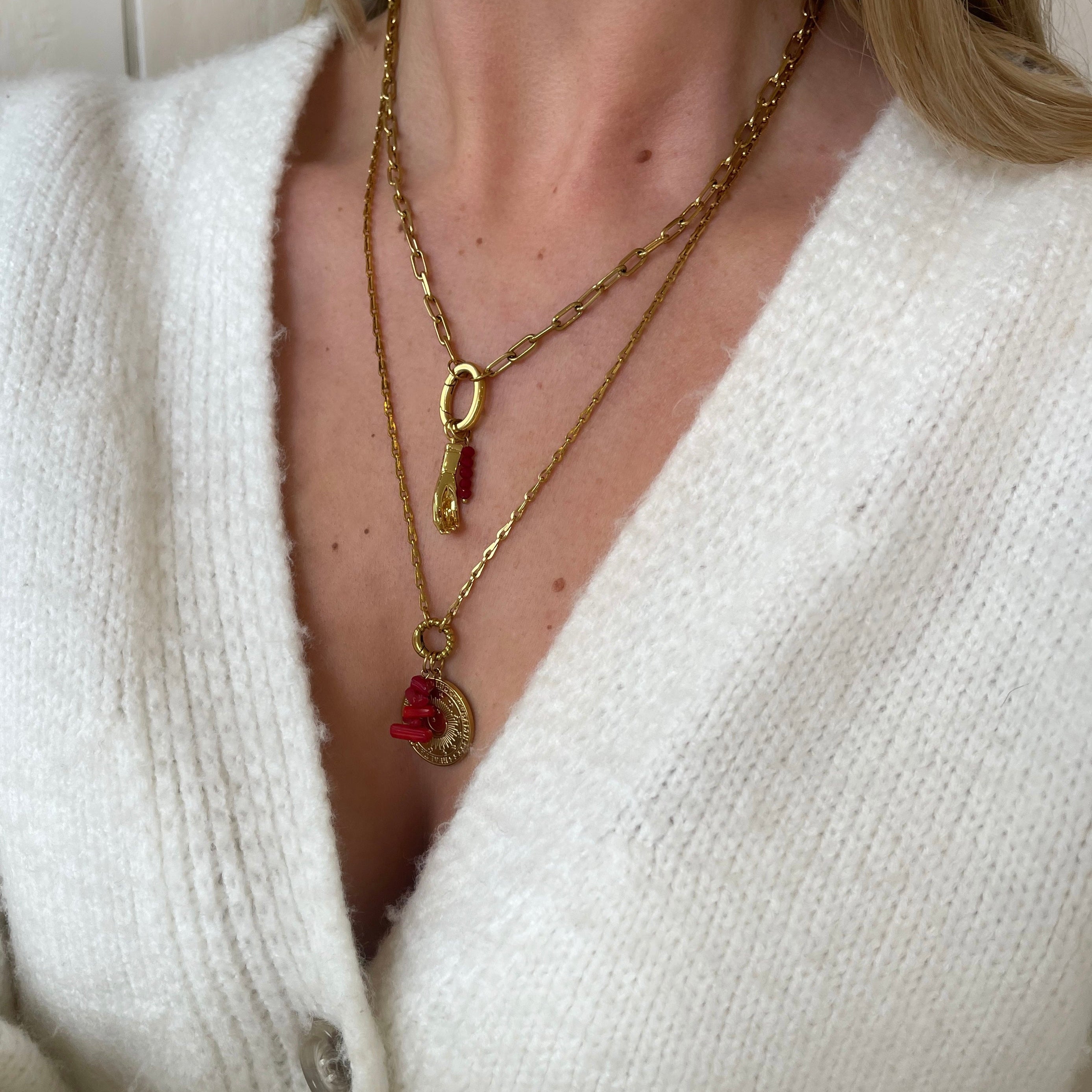 DYO Burgunderrote Perlen